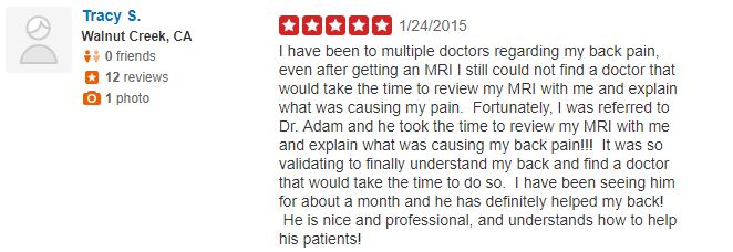 Benjamin Chiropractic Patient Testimonial